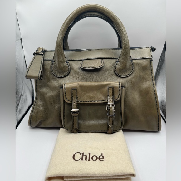 Chloe Handbags - Chloe Leather Edith Satchel Bag